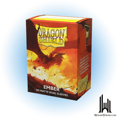 Dragon Shield Box of 100 in Matte Dual Ember